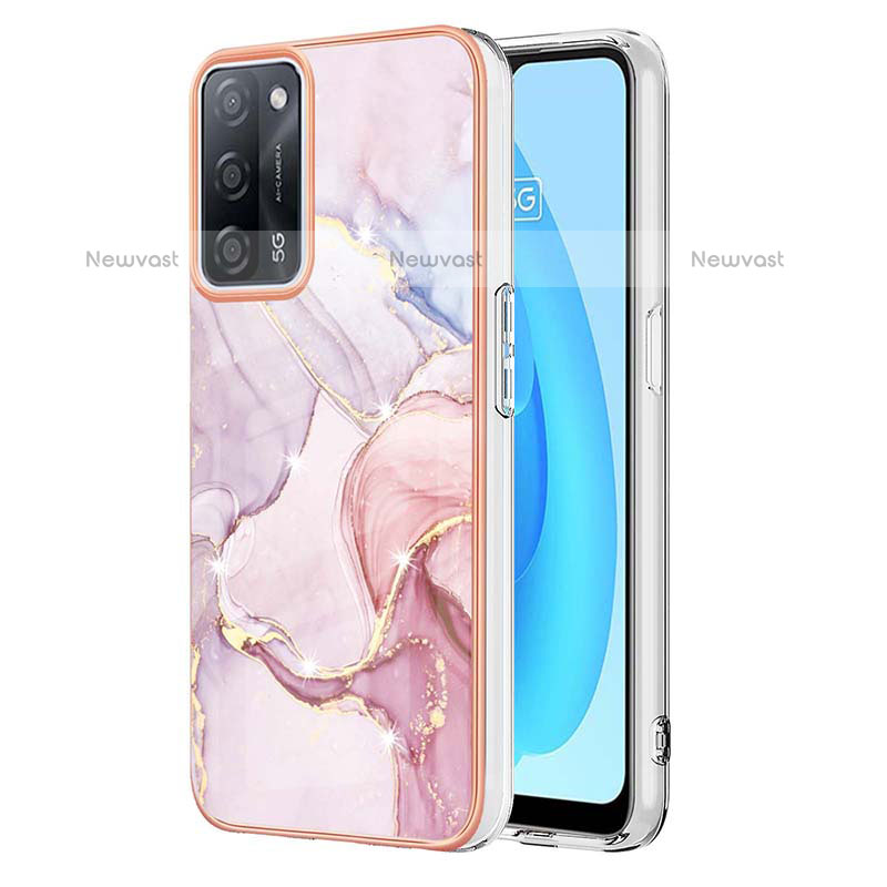 Silicone Candy Rubber Gel Fashionable Pattern Soft Case Cover Y05B for Oppo A55 5G