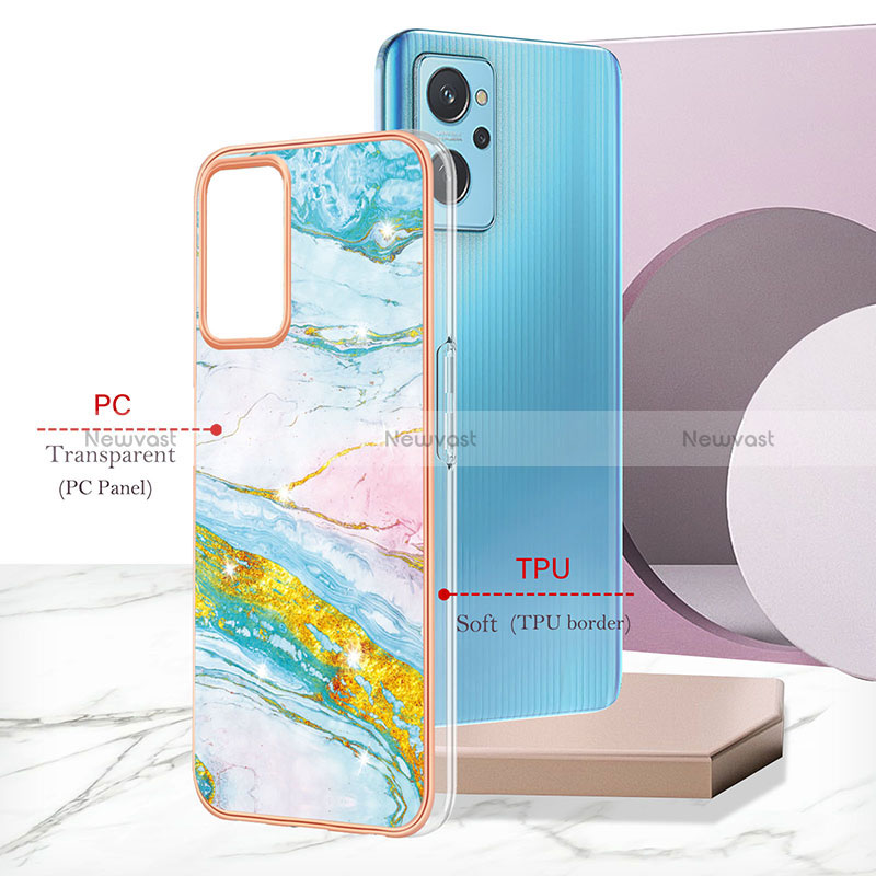 Silicone Candy Rubber Gel Fashionable Pattern Soft Case Cover Y05B for Oppo A96 4G