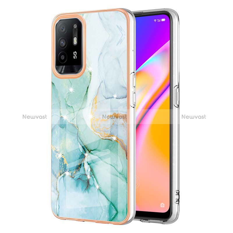 Silicone Candy Rubber Gel Fashionable Pattern Soft Case Cover Y05B for Oppo Reno5 Z 5G