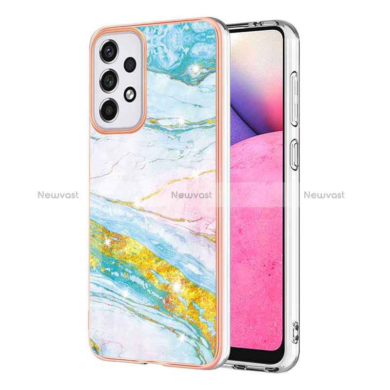 Silicone Candy Rubber Gel Fashionable Pattern Soft Case Cover Y05B for Samsung Galaxy A33 5G Colorful