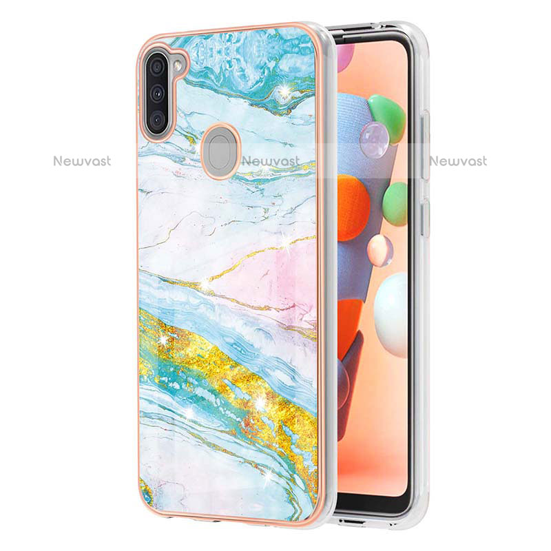 Silicone Candy Rubber Gel Fashionable Pattern Soft Case Cover Y05B for Samsung Galaxy M11 Colorful
