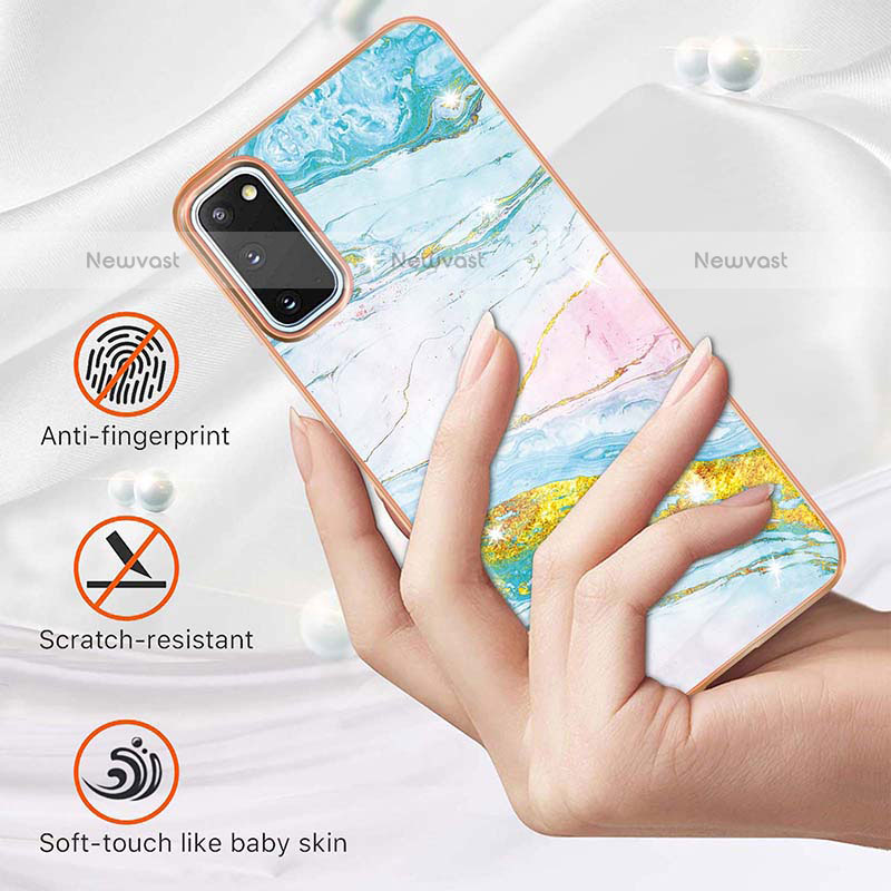 Silicone Candy Rubber Gel Fashionable Pattern Soft Case Cover Y05B for Samsung Galaxy S20