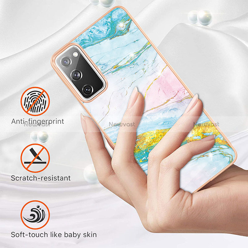 Silicone Candy Rubber Gel Fashionable Pattern Soft Case Cover Y05B for Samsung Galaxy S20 FE (2022) 5G