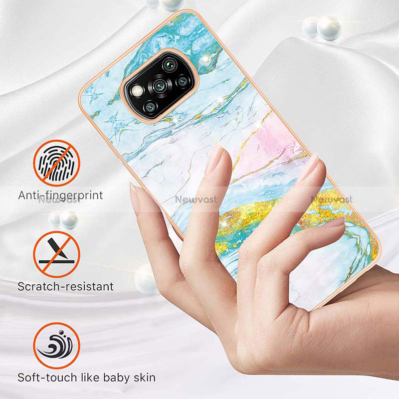 Silicone Candy Rubber Gel Fashionable Pattern Soft Case Cover Y05B for Xiaomi Poco X3 NFC