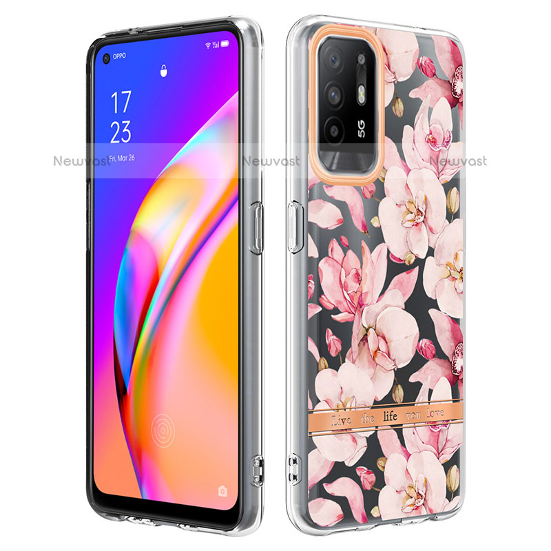 Silicone Candy Rubber Gel Fashionable Pattern Soft Case Cover Y06B for Oppo F19 Pro+ Plus 5G