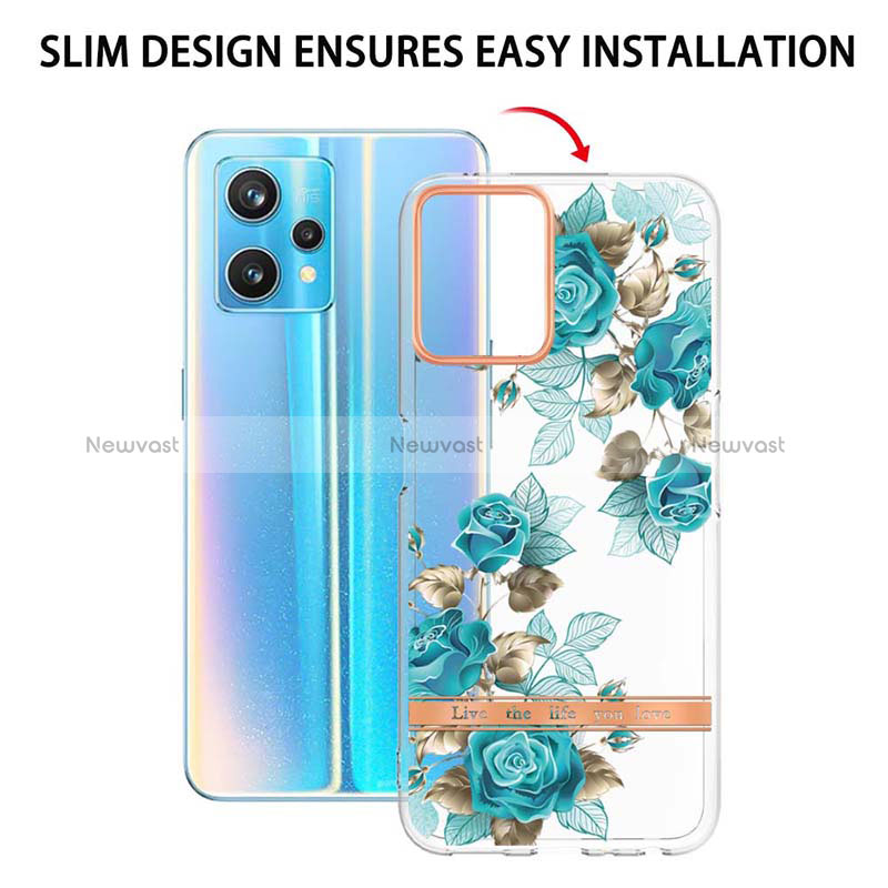 Silicone Candy Rubber Gel Fashionable Pattern Soft Case Cover Y06B for Realme 9 5G