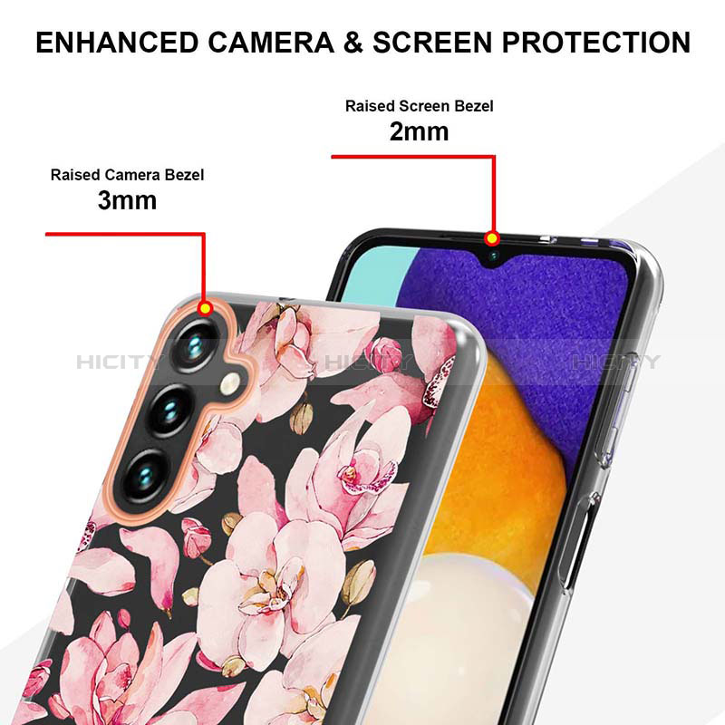 Silicone Candy Rubber Gel Fashionable Pattern Soft Case Cover Y06B for Samsung Galaxy A04s