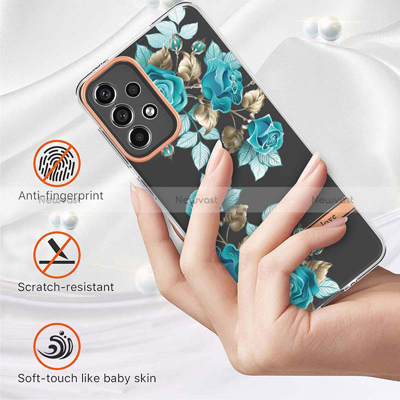 Silicone Candy Rubber Gel Fashionable Pattern Soft Case Cover Y06B for Samsung Galaxy A33 5G