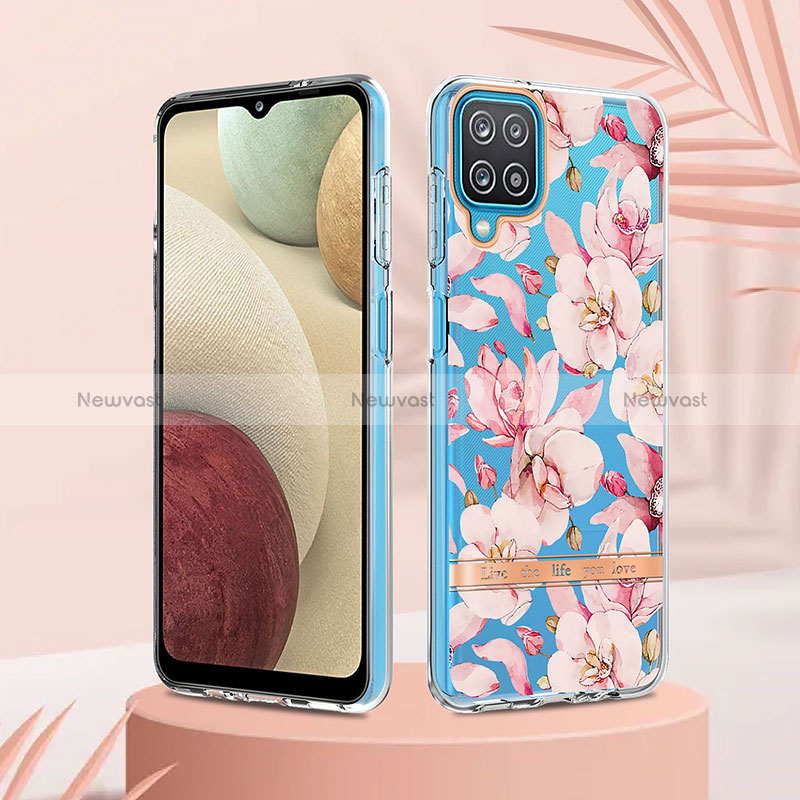 Silicone Candy Rubber Gel Fashionable Pattern Soft Case Cover Y06B for Samsung Galaxy M12