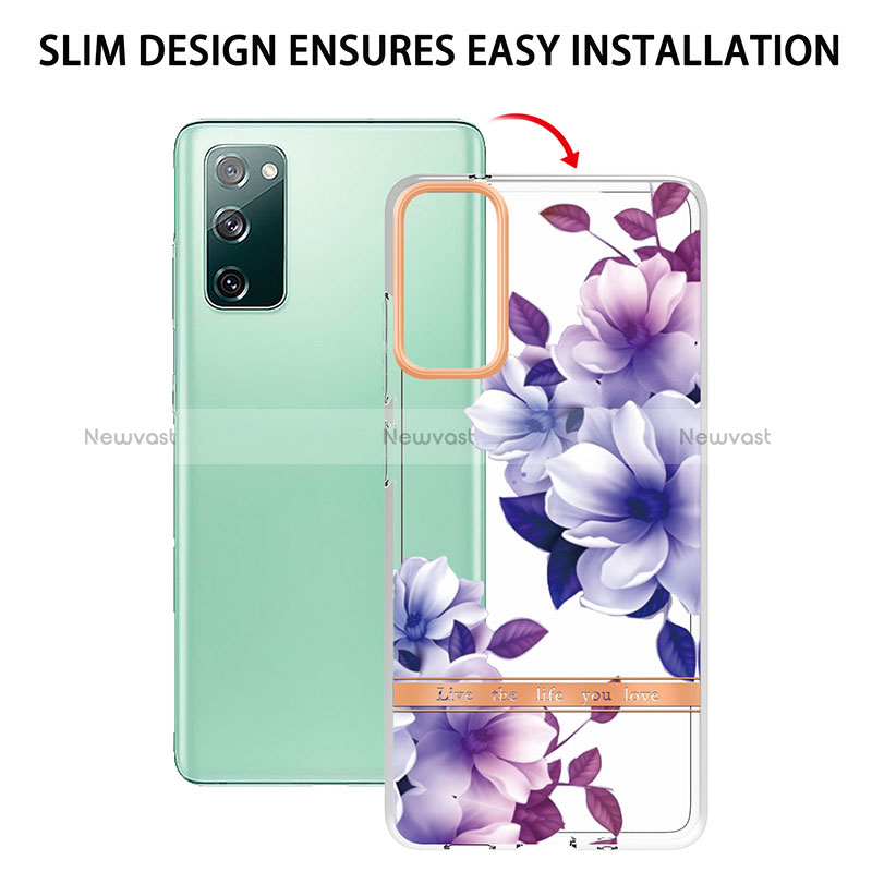 Silicone Candy Rubber Gel Fashionable Pattern Soft Case Cover Y06B for Samsung Galaxy S20 Lite 5G