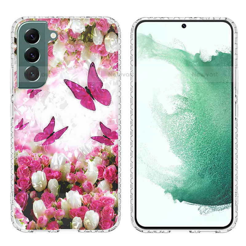 Silicone Candy Rubber Gel Fashionable Pattern Soft Case Cover Y07B for Samsung Galaxy S23 Plus 5G