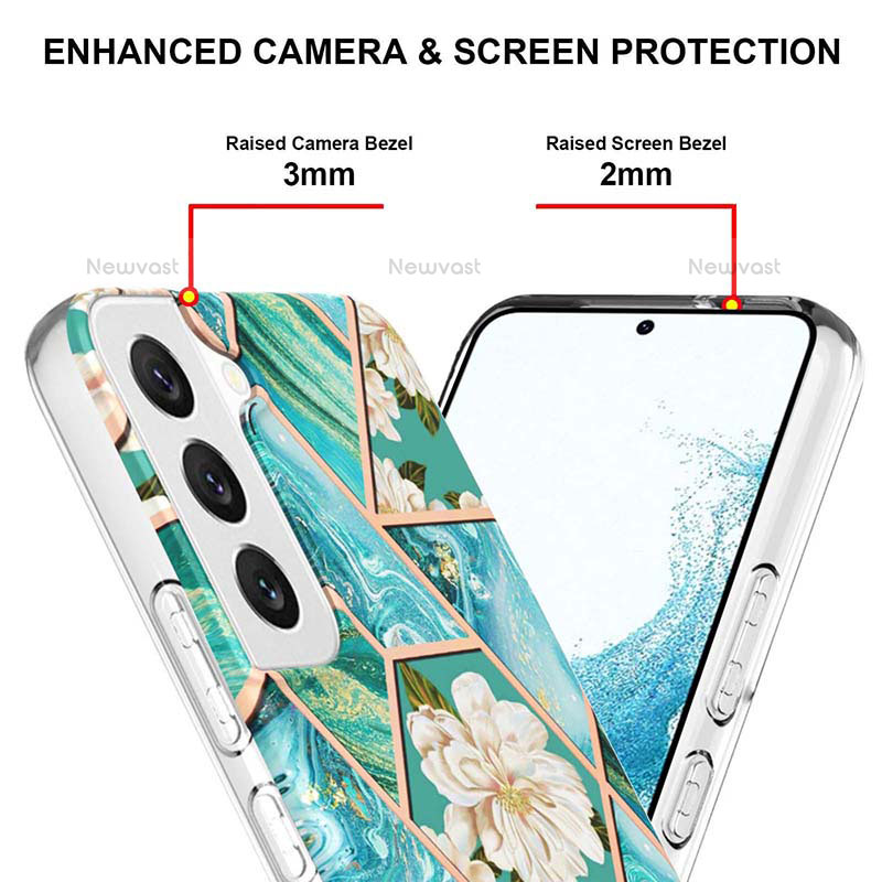 Silicone Candy Rubber Gel Fashionable Pattern Soft Case Cover Y09B for Samsung Galaxy S22 Plus 5G