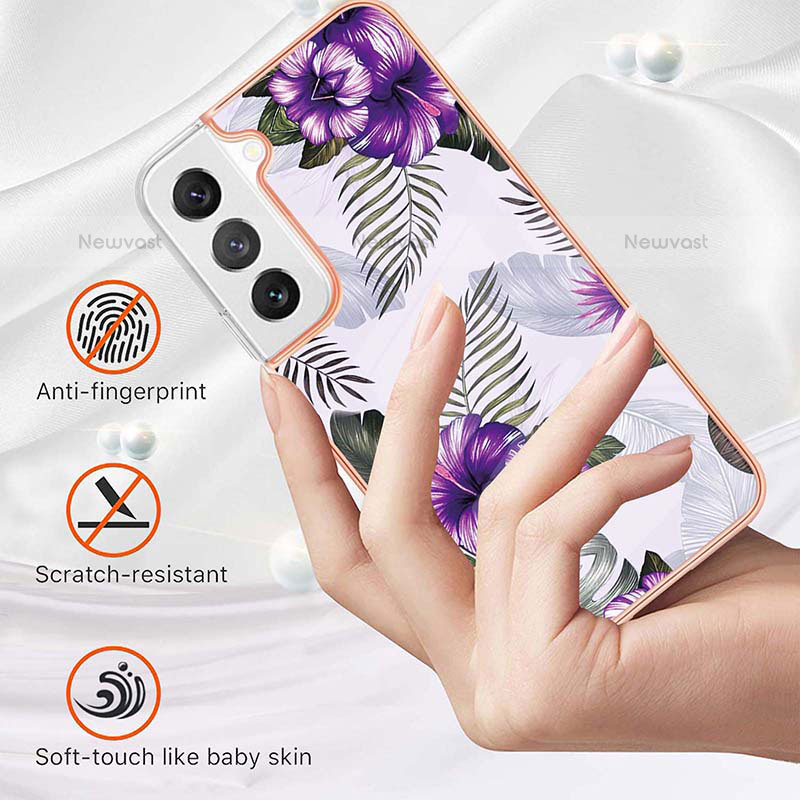 Silicone Candy Rubber Gel Fashionable Pattern Soft Case Cover Y10B for Samsung Galaxy S22 5G