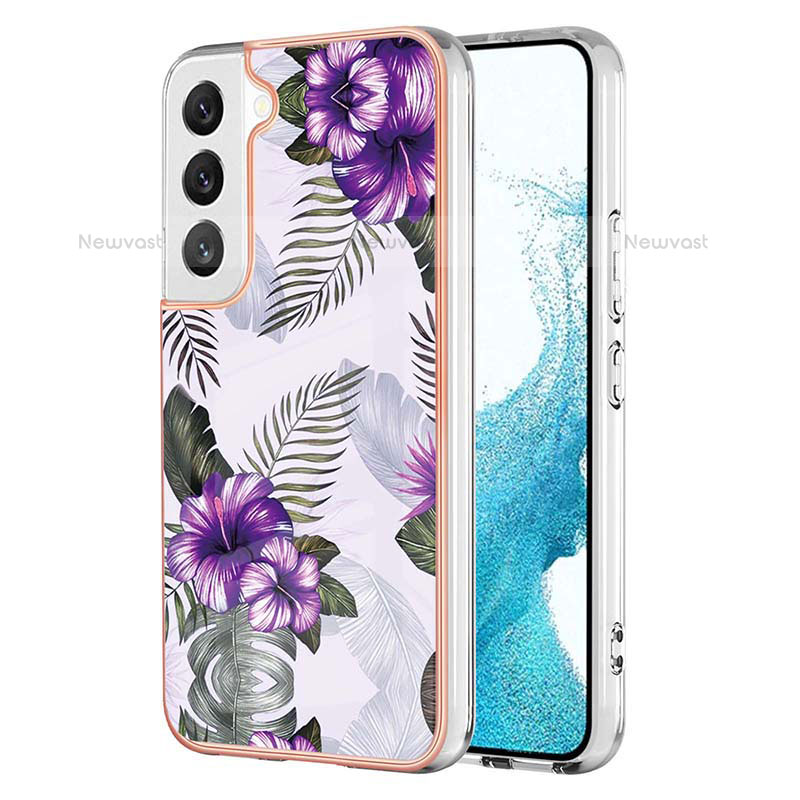 Silicone Candy Rubber Gel Fashionable Pattern Soft Case Cover Y10B for Samsung Galaxy S22 Plus 5G