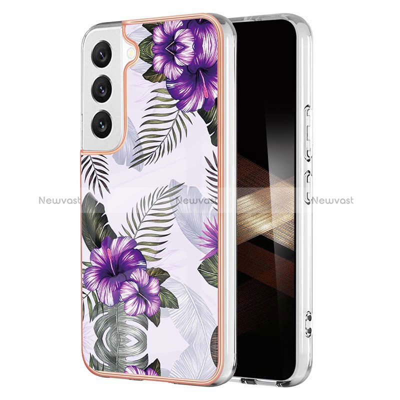 Silicone Candy Rubber Gel Fashionable Pattern Soft Case Cover Y10B for Samsung Galaxy S24 5G
