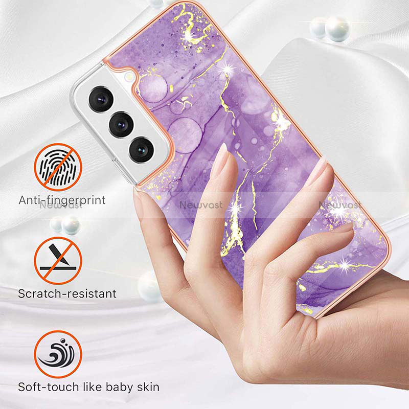Silicone Candy Rubber Gel Fashionable Pattern Soft Case Cover Y11B for Samsung Galaxy S24 5G