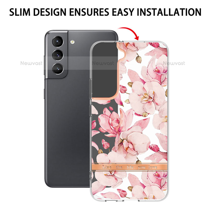 Silicone Candy Rubber Gel Fashionable Pattern Soft Case Cover Y12B for Samsung Galaxy S21 Plus 5G