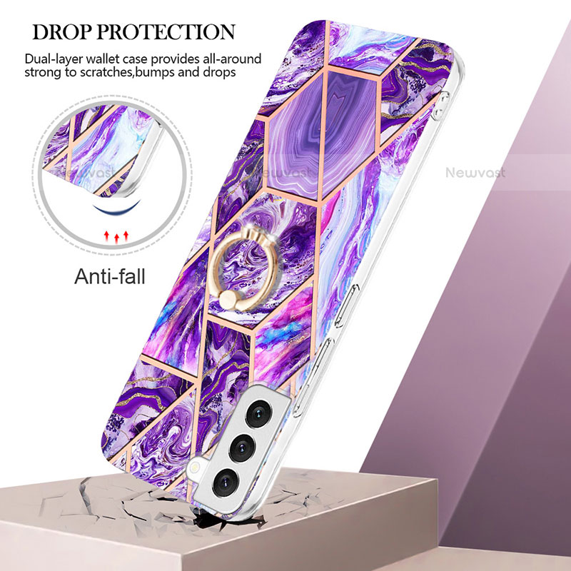 Silicone Candy Rubber Gel Fashionable Pattern Soft Case Cover Y13B for Samsung Galaxy S21 FE 5G