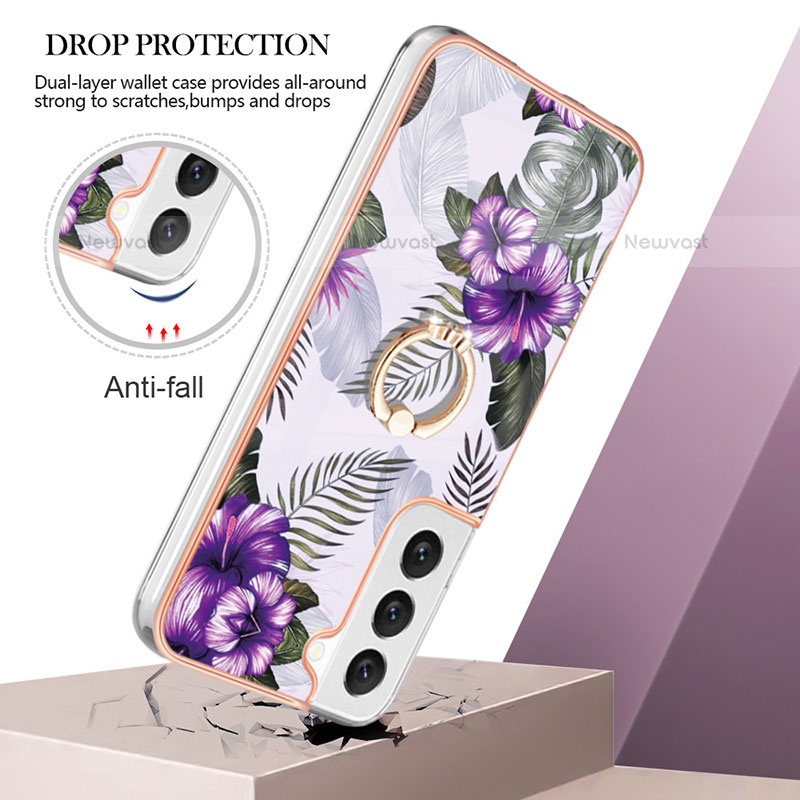 Silicone Candy Rubber Gel Fashionable Pattern Soft Case Cover Y15B for Samsung Galaxy S22 5G