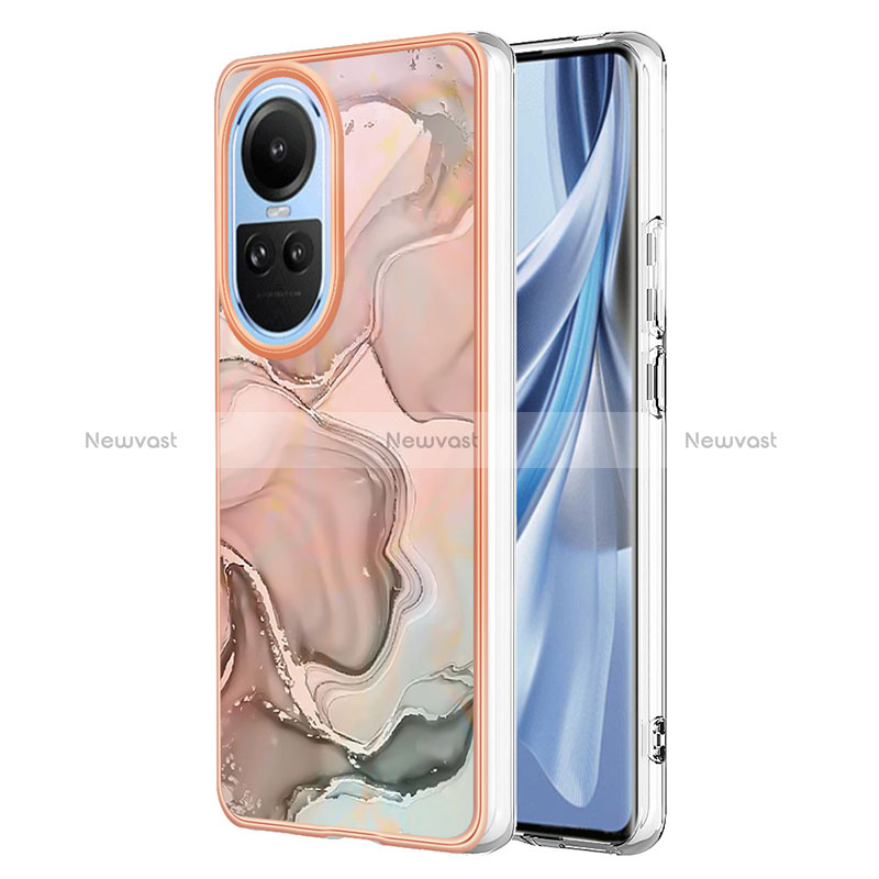 Silicone Candy Rubber Gel Fashionable Pattern Soft Case Cover YB1 for Oppo Reno10 5G