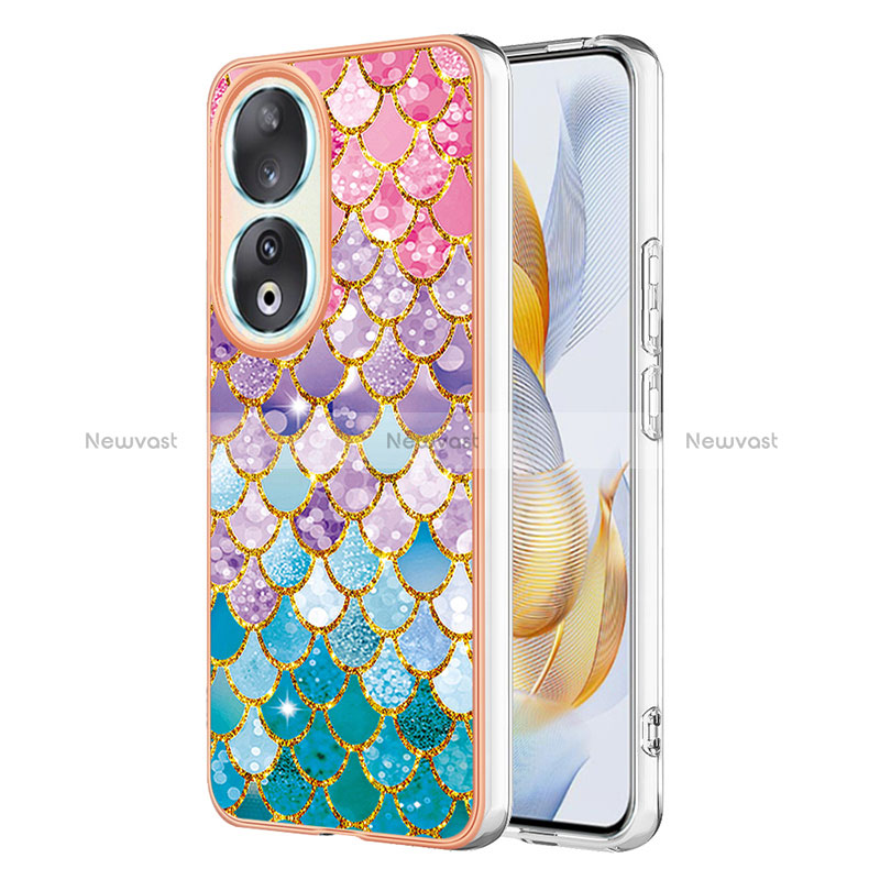 Silicone Candy Rubber Gel Fashionable Pattern Soft Case Cover YB3 for Huawei Honor 90 5G