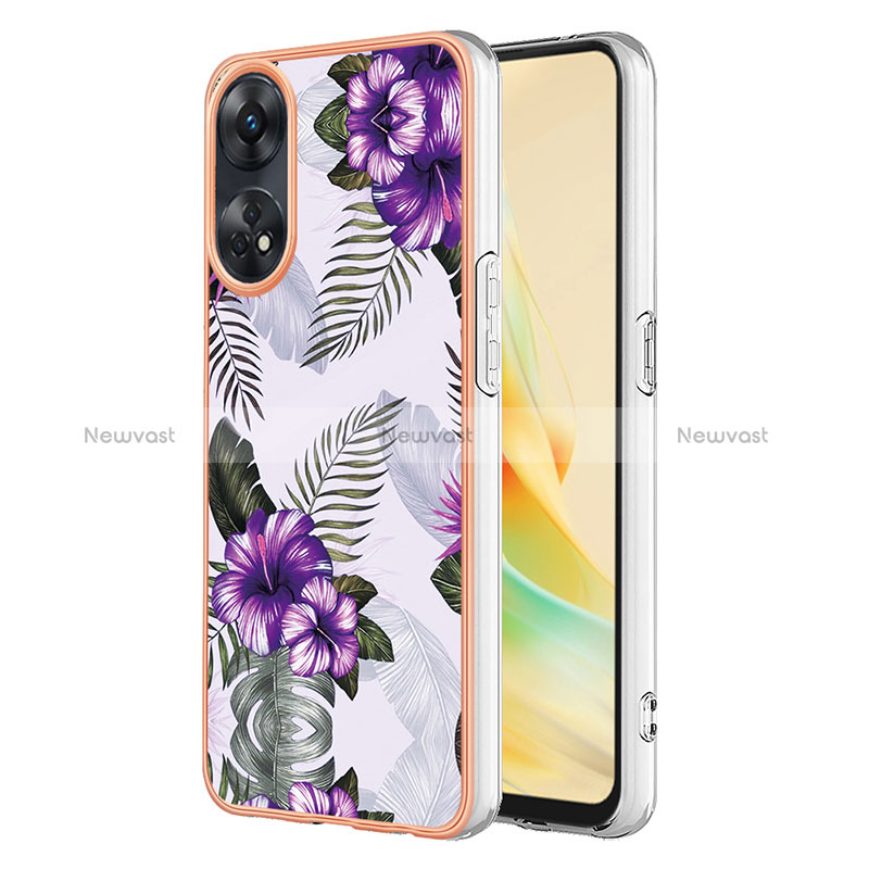 Silicone Candy Rubber Gel Fashionable Pattern Soft Case Cover YB3 for Oppo Reno8 T 4G