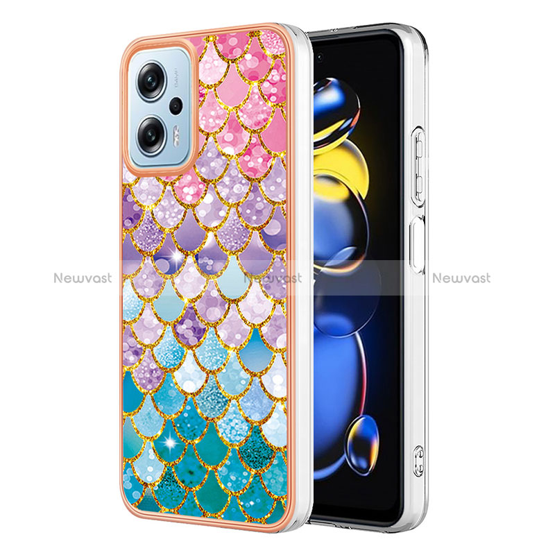 Silicone Candy Rubber Gel Fashionable Pattern Soft Case Cover YB3 for Xiaomi Redmi Note 11 Pro+ Plus 5G Colorful