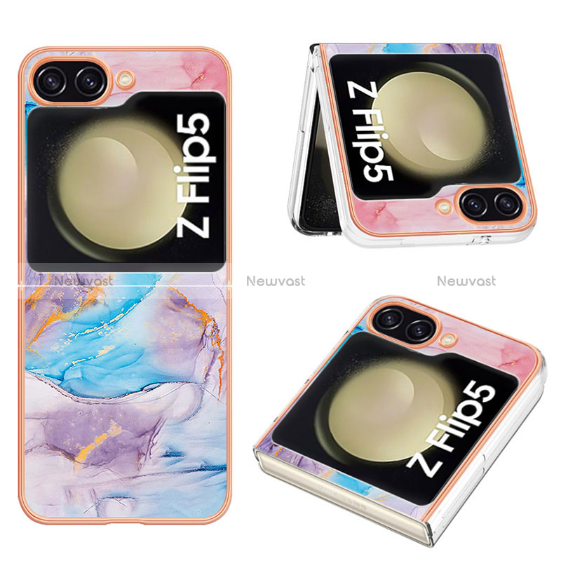 Silicone Candy Rubber Gel Fashionable Pattern Soft Case Cover YB4 for Samsung Galaxy Z Flip5 5G
