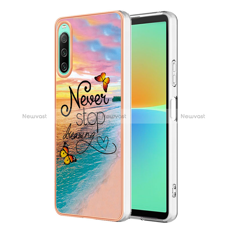 Silicone Candy Rubber Gel Fashionable Pattern Soft Case Cover YB4 for Sony Xperia 10 IV Mixed