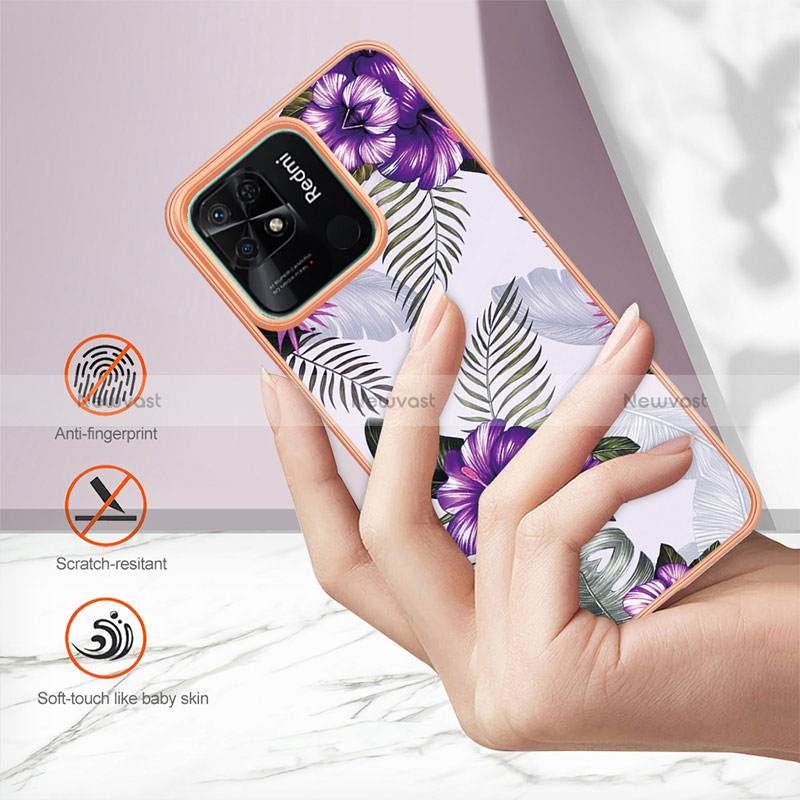 Silicone Candy Rubber Gel Fashionable Pattern Soft Case Cover YB4 for Xiaomi Redmi 10 Power
