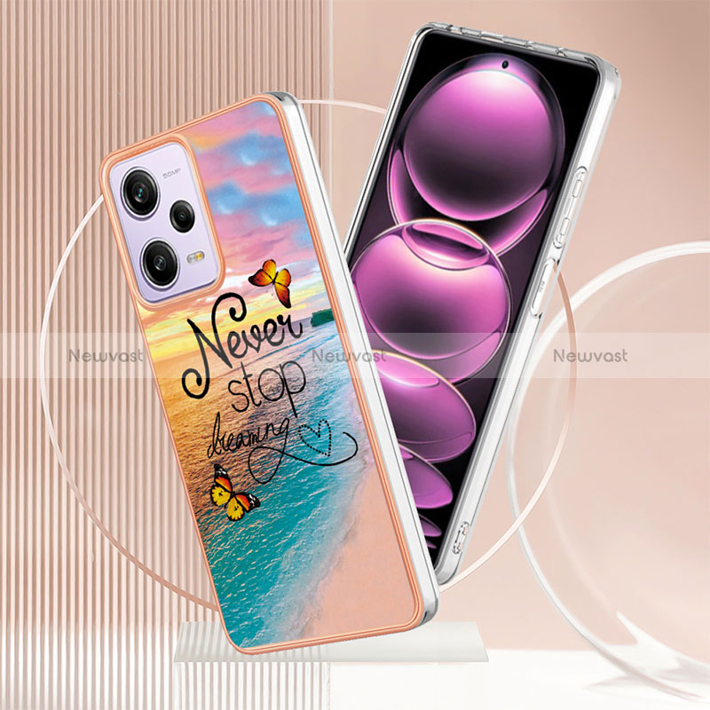 Silicone Candy Rubber Gel Fashionable Pattern Soft Case Cover YB4 for Xiaomi Redmi Note 12 Pro 5G