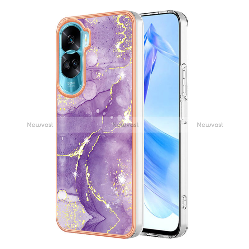 Silicone Candy Rubber Gel Fashionable Pattern Soft Case Cover YB5 for Huawei Honor 90 Lite 5G