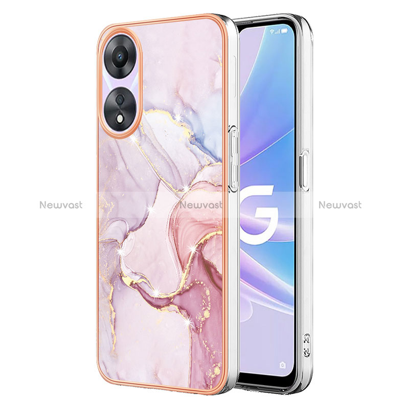 Silicone Candy Rubber Gel Fashionable Pattern Soft Case Cover YB5 for Oppo A78 5G
