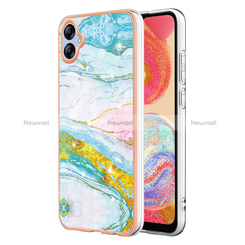 Silicone Candy Rubber Gel Fashionable Pattern Soft Case Cover YB5 for Samsung Galaxy M04 Colorful
