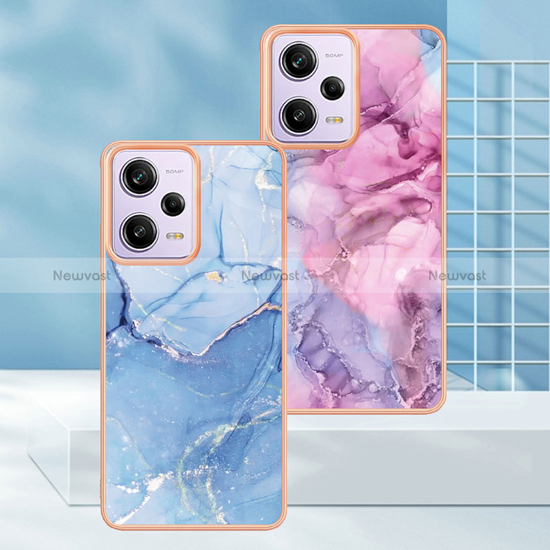 Silicone Candy Rubber Gel Fashionable Pattern Soft Case Cover YB7 for Xiaomi Redmi Note 12 Pro 5G