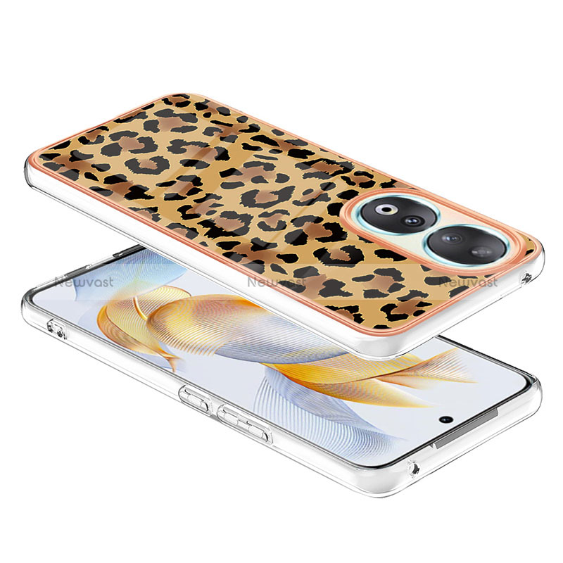 Silicone Candy Rubber Gel Fashionable Pattern Soft Case Cover YB8 for Huawei Honor 90 5G