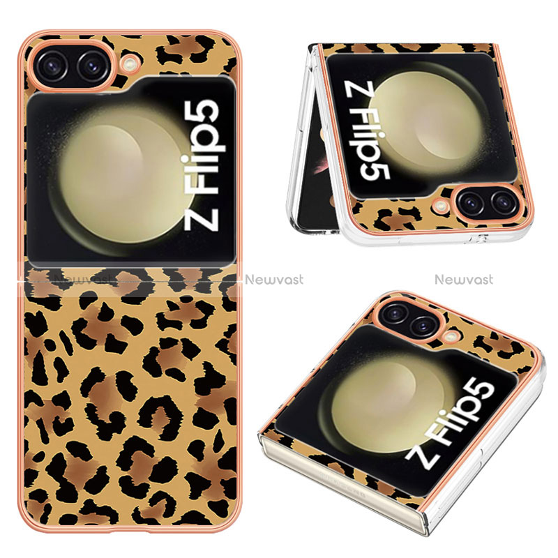 Silicone Candy Rubber Gel Fashionable Pattern Soft Case Cover YB9 for Samsung Galaxy Z Flip5 5G