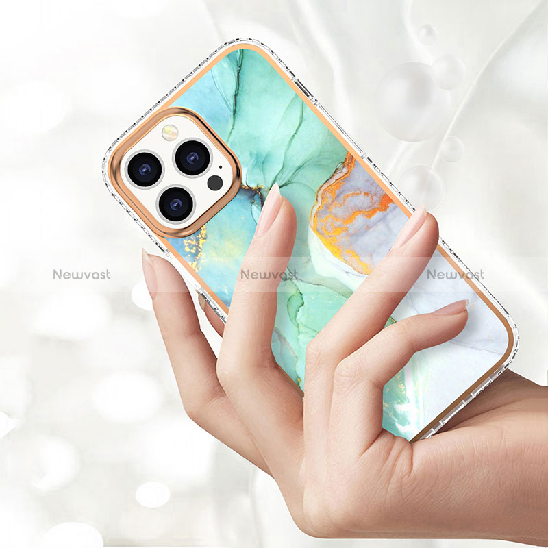 Silicone Candy Rubber Gel Fashionable Pattern Soft Case Cover YJ1 for Apple iPhone 13 Pro Max