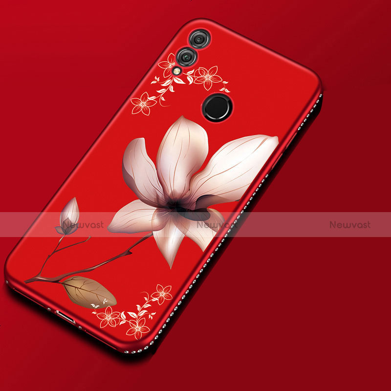 Silicone Candy Rubber Gel Flowers Soft Case Cover for Huawei Honor V10 Lite