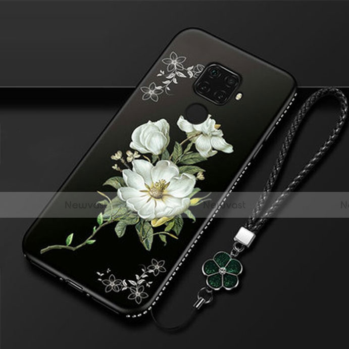 Silicone Candy Rubber Gel Flowers Soft Case Cover for Huawei Mate 30 Lite