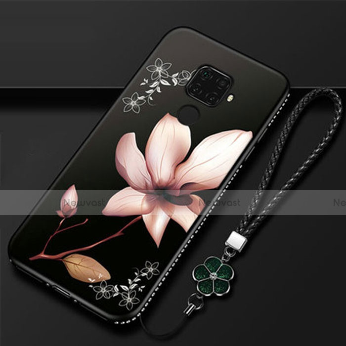 Silicone Candy Rubber Gel Flowers Soft Case Cover for Huawei Nova 5i Pro