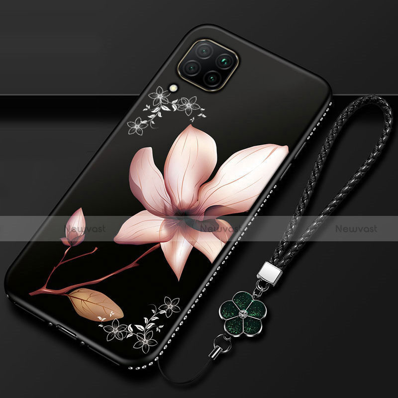 Silicone Candy Rubber Gel Flowers Soft Case Cover for Huawei Nova 6 SE