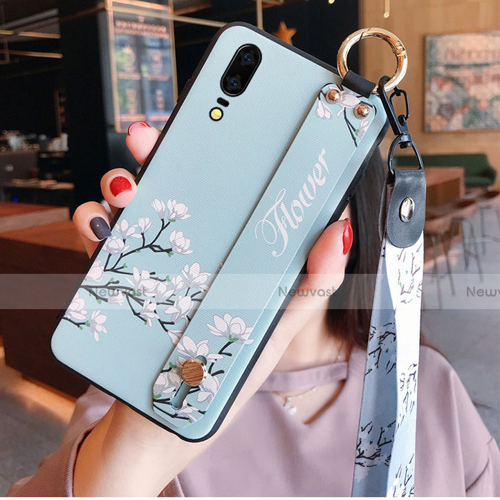 Silicone Candy Rubber Gel Flowers Soft Case Cover for Huawei P20