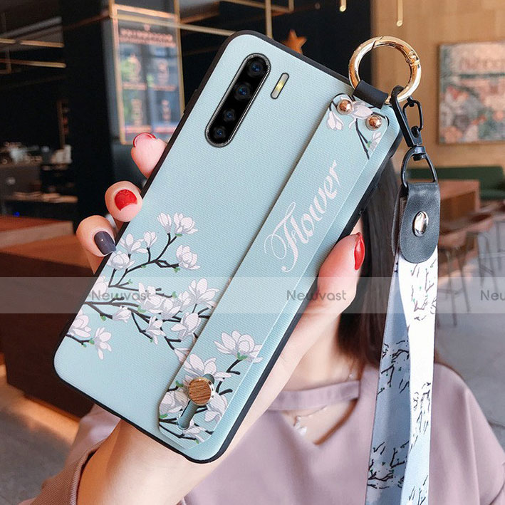 Silicone Candy Rubber Gel Flowers Soft Case Cover for Oppo A91