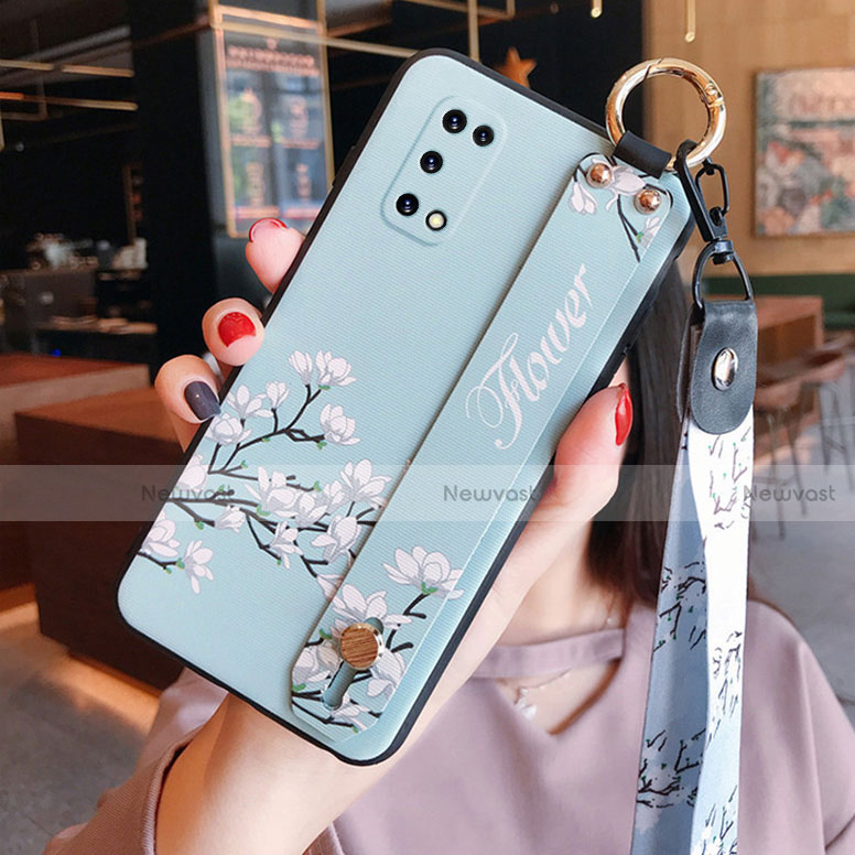 Silicone Candy Rubber Gel Flowers Soft Case Cover for Oppo K7x 5G
