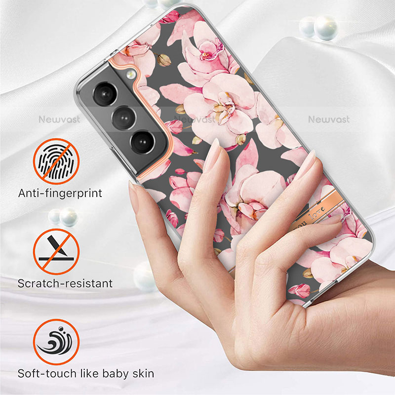 Silicone Candy Rubber Gel Flowers Soft Case Cover for Samsung Galaxy S23 Plus 5G