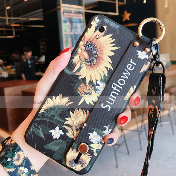 Silicone Candy Rubber Gel Flowers Soft Case Cover for Xiaomi Redmi 9A