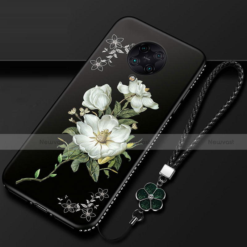 Silicone Candy Rubber Gel Flowers Soft Case Cover for Xiaomi Redmi K30 Pro Zoom