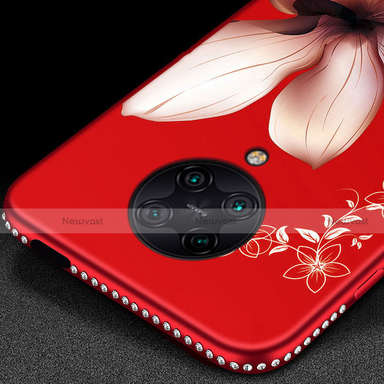 Silicone Candy Rubber Gel Flowers Soft Case Cover for Xiaomi Redmi K30 Pro Zoom