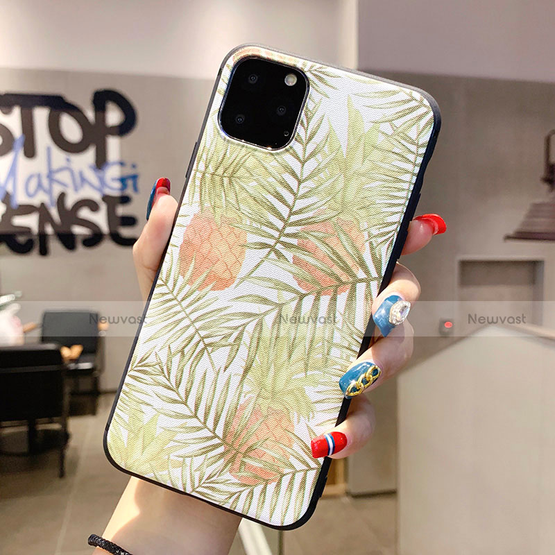 Silicone Candy Rubber Gel Flowers Soft Case Cover H09 for Apple iPhone 11 Pro